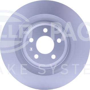 HELLA 8DD 355 126-511 - Спирачен диск vvparts.bg