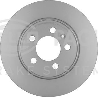 HELLA 8DD 355 126-631 - Спирачен диск vvparts.bg