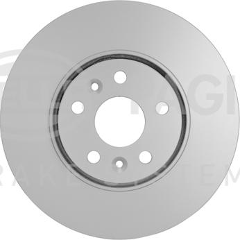 HELLA 8DD 355 120-941 - Спирачен диск vvparts.bg