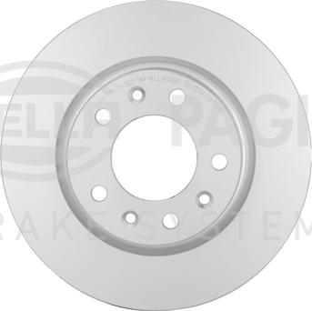 HELLA 8DD 355 120-541 - Спирачен диск vvparts.bg