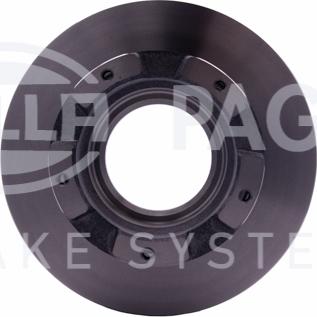 HELLA 8DD 355 120-181 - Спирачен диск vvparts.bg