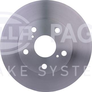 HELLA 8DD 355 120-171 - Спирачен диск vvparts.bg