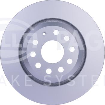 HELLA 8DD 355 128-451 - Спирачен диск vvparts.bg