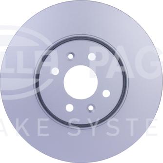 HELLA 8DD 355 128-551 - Спирачен диск vvparts.bg