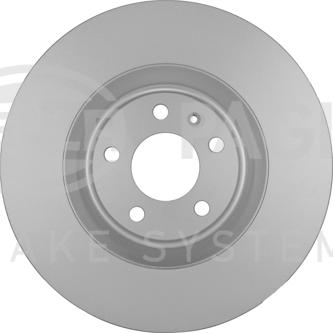 HELLA 8DD 355 128-501 - Спирачен диск vvparts.bg