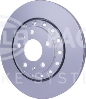 HELLA 8DD 355 128-651 - Спирачен диск vvparts.bg