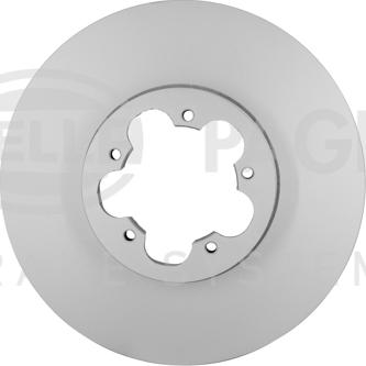 HELLA 8DD 355 128-631 - Спирачен диск vvparts.bg