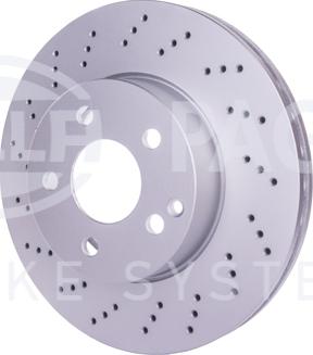 HELLA 8DD 355 128-801 - Спирачен диск vvparts.bg