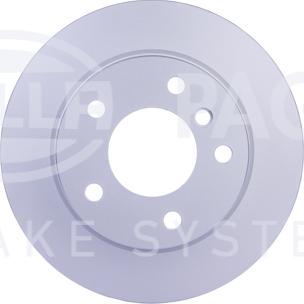 HELLA 8DD 355 128-351 - Спирачен диск vvparts.bg