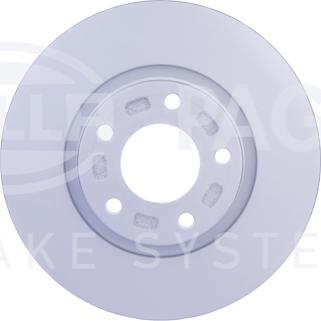 HELLA 8DD 355 128-241 - Спирачен диск vvparts.bg