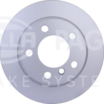 HELLA 8DD 355 123-001 - Спирачен диск vvparts.bg