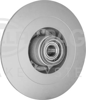 HELLA 8DD 355 123-171 - Спирачен диск vvparts.bg