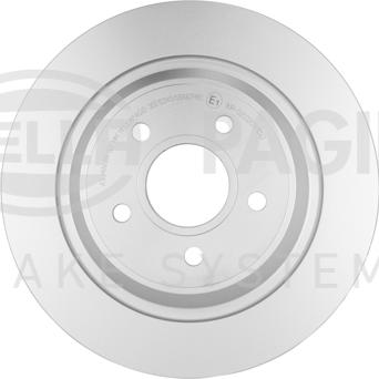 HELLA 8DD 355 122-451 - Спирачен диск vvparts.bg