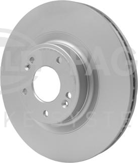 HELLA 8DD 355 122-461 - Спирачен диск vvparts.bg