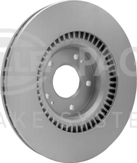 HELLA 8DD 355 122-461 - Спирачен диск vvparts.bg