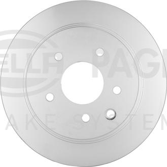 HELLA 8DD 355 122-421 - Спирачен диск vvparts.bg