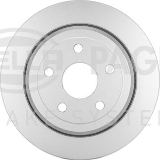 HELLA 8DD 355 122-511 - Спирачен диск vvparts.bg