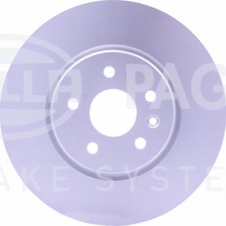 HELLA 8DD 355 122-851 - Спирачен диск vvparts.bg