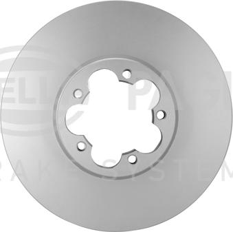 HELLA 8DD 355 122-801 - Спирачен диск vvparts.bg