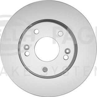 HELLA 8DD 355 122-341 - Спирачен диск vvparts.bg