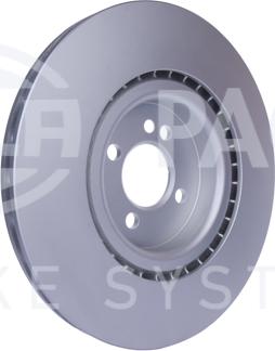 HELLA 8DD 355 122-731 - Спирачен диск vvparts.bg