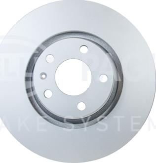 HELLA 8DD 355 122-722 - Спирачен диск vvparts.bg