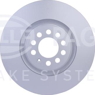 HELLA 8DD 355 127-441 - Спирачен диск vvparts.bg