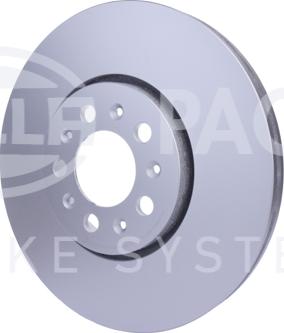 HELLA 8DD 355 127-581 - Спирачен диск vvparts.bg