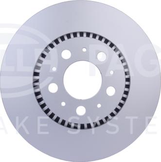 HELLA 8DD 355 127-531 - Спирачен диск vvparts.bg