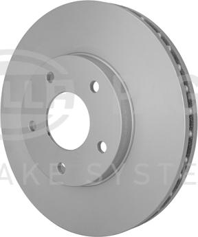 HELLA 8DD 355 127-681 - Спирачен диск vvparts.bg