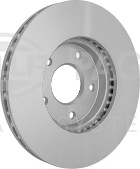 HELLA 8DD 355 127-681 - Спирачен диск vvparts.bg