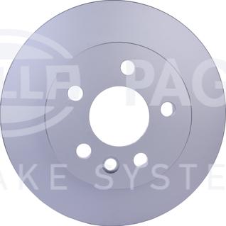 HELLA 8DD 355 127-061 - Спирачен диск vvparts.bg