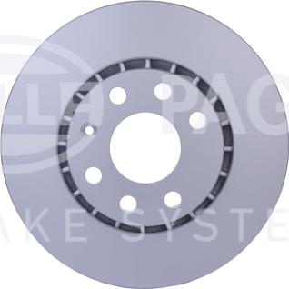 HELLA 8DD 355 127-071 - Спирачен диск vvparts.bg