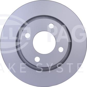 HELLA 8DD 355 127-131 - Спирачен диск vvparts.bg