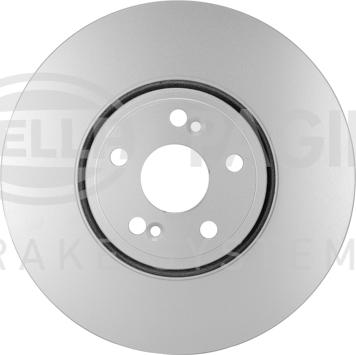 HELLA 8DD 355 127-891 - Спирачен диск vvparts.bg