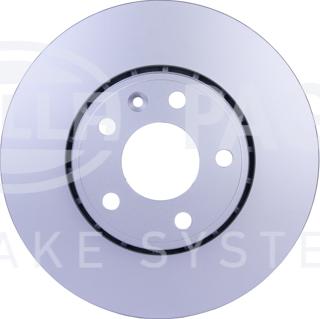 HELLA 8DD 355 127-801 - Спирачен диск vvparts.bg