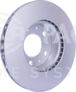 HELLA 8DD 355 127-811 - Спирачен диск vvparts.bg