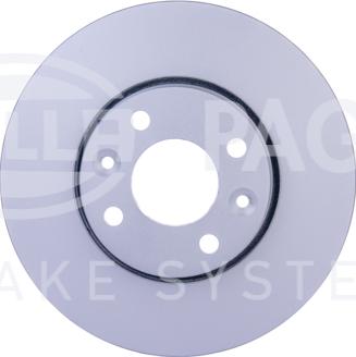 HELLA 8DD 355 127-881 - Спирачен диск vvparts.bg