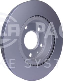 HELLA 8DD 355 127-311 - Спирачен диск vvparts.bg