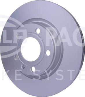 HELLA 8DD 355 127-311 - Спирачен диск vvparts.bg