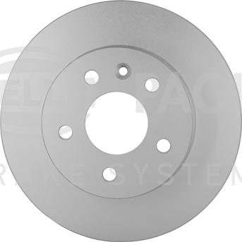 HELLA 8DD 355 127-231 - Спирачен диск vvparts.bg