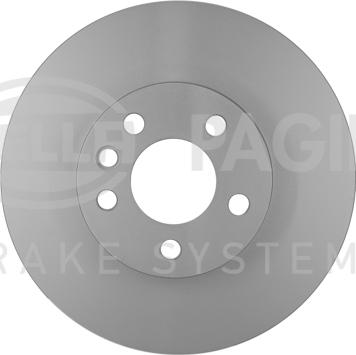 HELLA 8DD 355 127-701 - Спирачен диск vvparts.bg