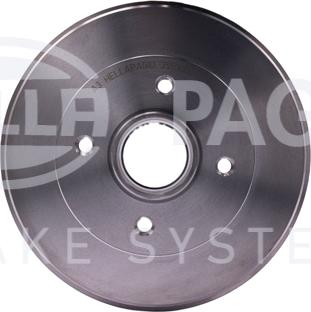 HELLA 8DT 355 300-611 - Спирачен барабан vvparts.bg