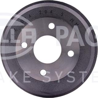 HELLA 8DT 355 301-291 - Спирачен барабан vvparts.bg