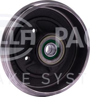 HELLA 8DT 355 302-871 - Спирачен барабан vvparts.bg