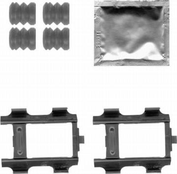 HELLA 8DZ 355 205-081 - Комплект принадлежности, спирачен апарат vvparts.bg