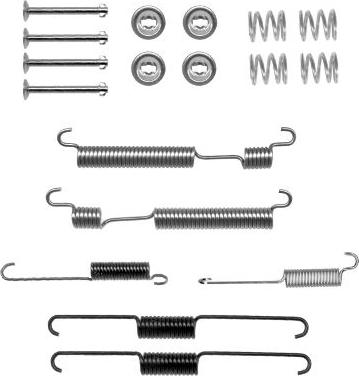 HELLA 8DZ 355 200-991 - Комплект принадлежности, спирани челюсти vvparts.bg