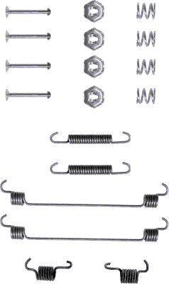 HELLA 8DZ 355 200-091 - Комплект принадлежности, спирани челюсти vvparts.bg