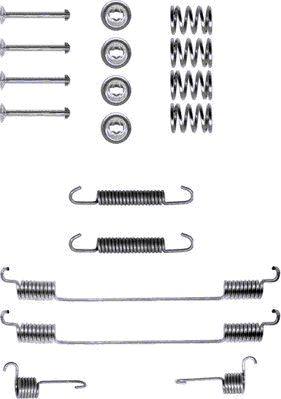 HELLA 8DZ 355 200-151 - Комплект принадлежности, спирани челюсти vvparts.bg