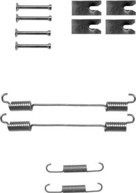 HELLA 8DZ 355 200-831 - Комплект принадлежности, спирани челюсти vvparts.bg